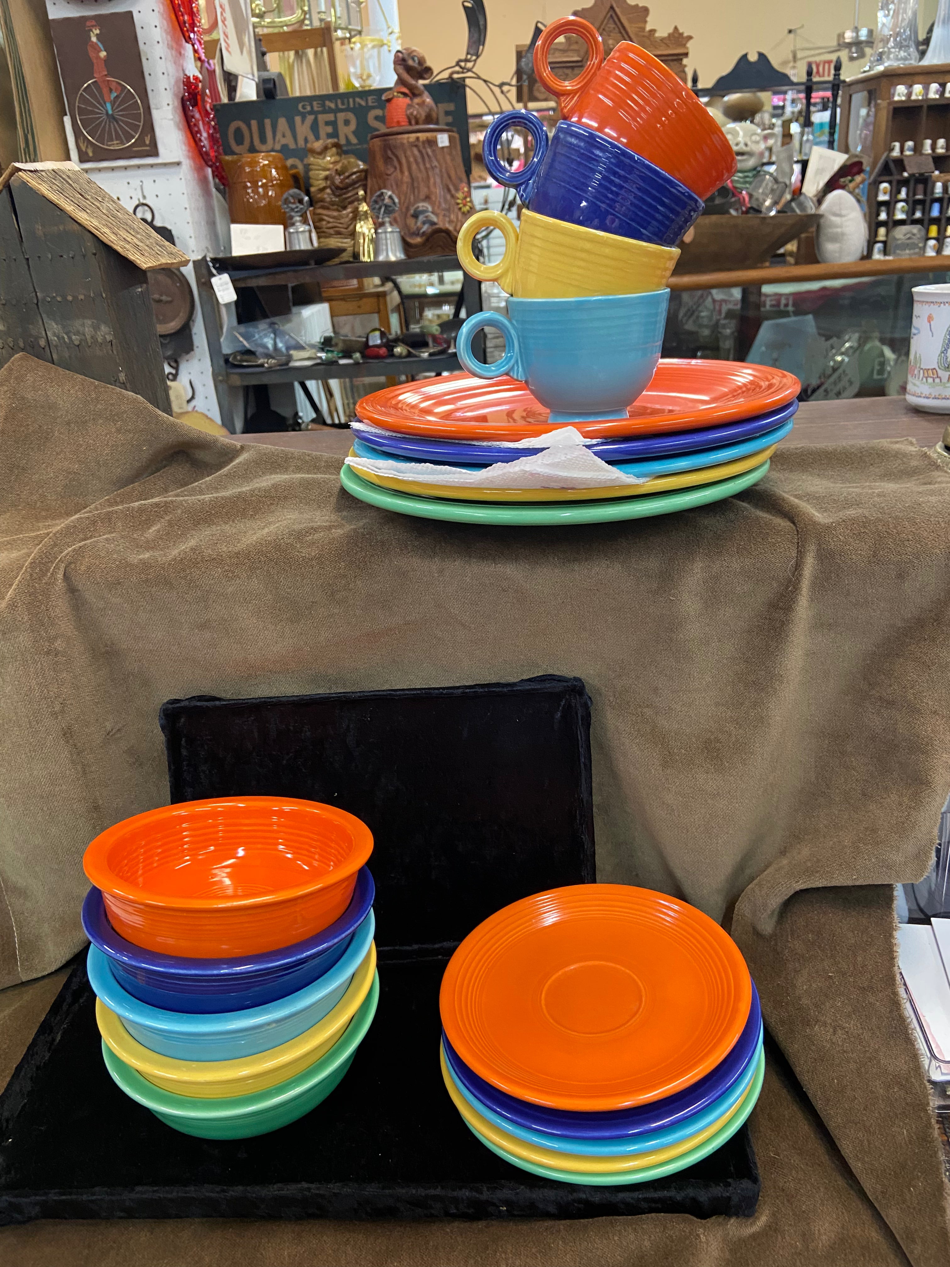 Vintage Original Colors Fiesta Ware 19 piece