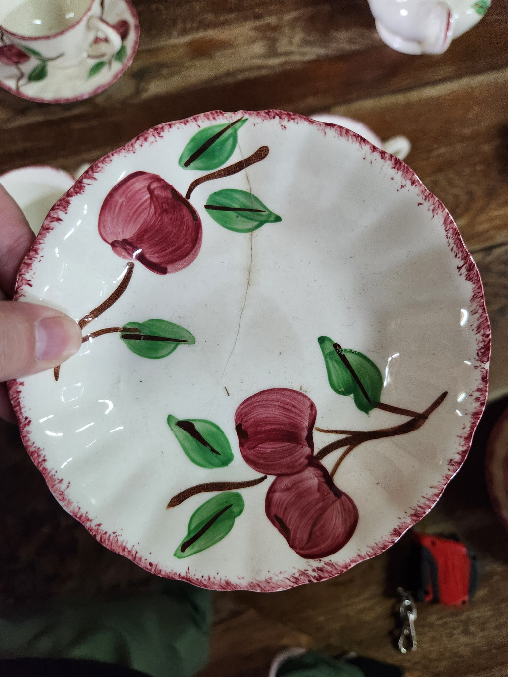 "Crab Apple" Pattern Tea Set