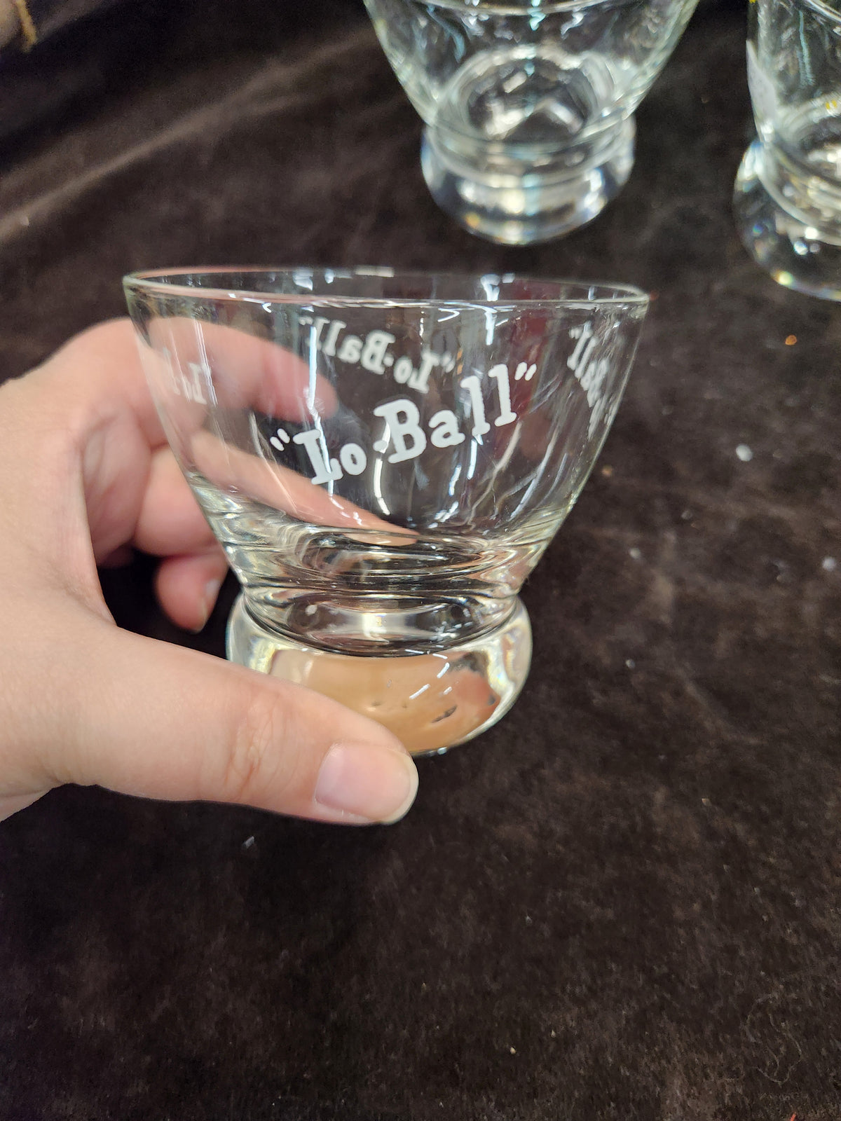 4 Vintage Mid-Century Modern "Lo-Ball Cocktail Glass Eva Zeisel Federal Glass