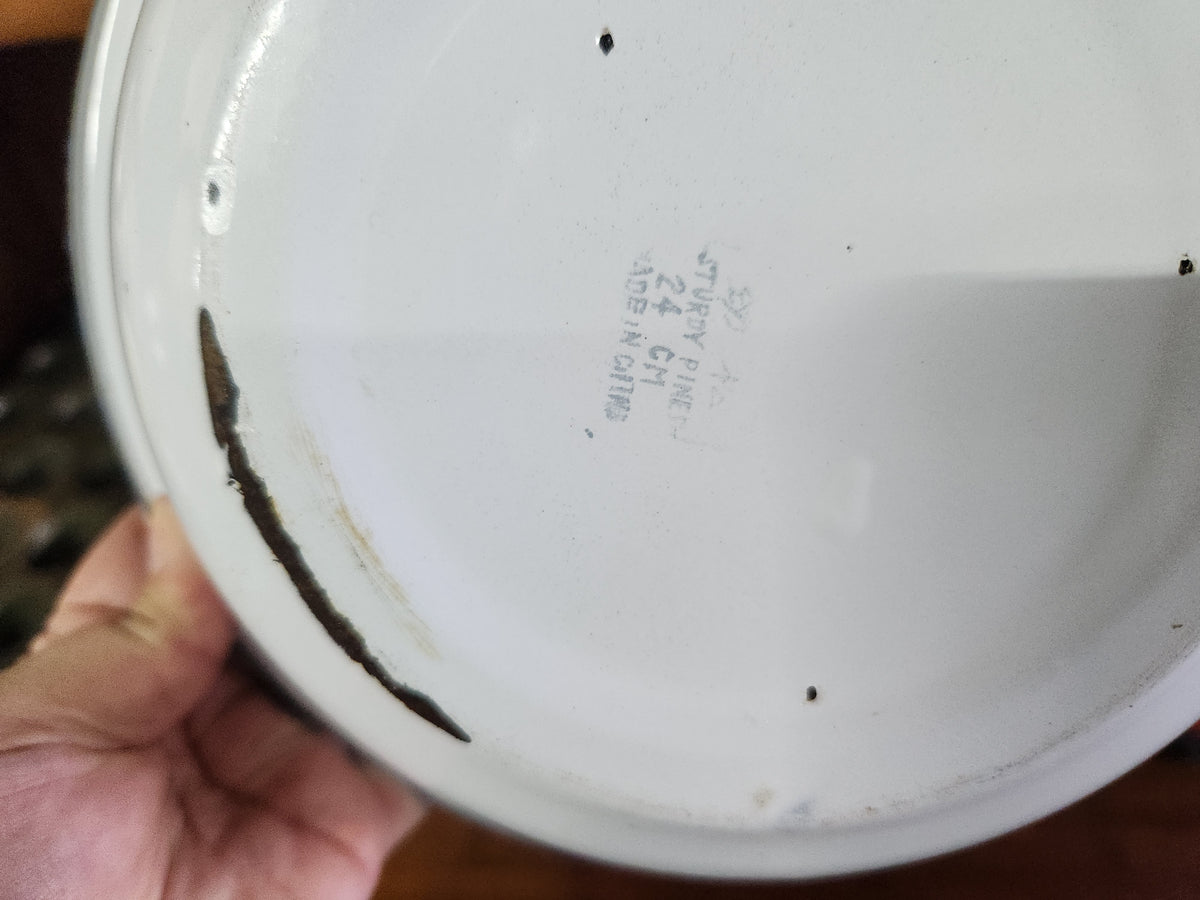 Vintage Chinese Enamelware Bowl