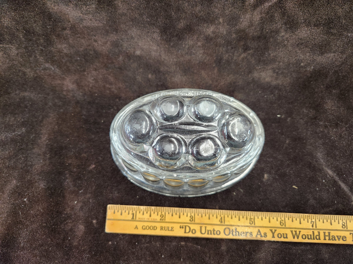 Vintage Clear Glass Jelly or Gelatin Mold