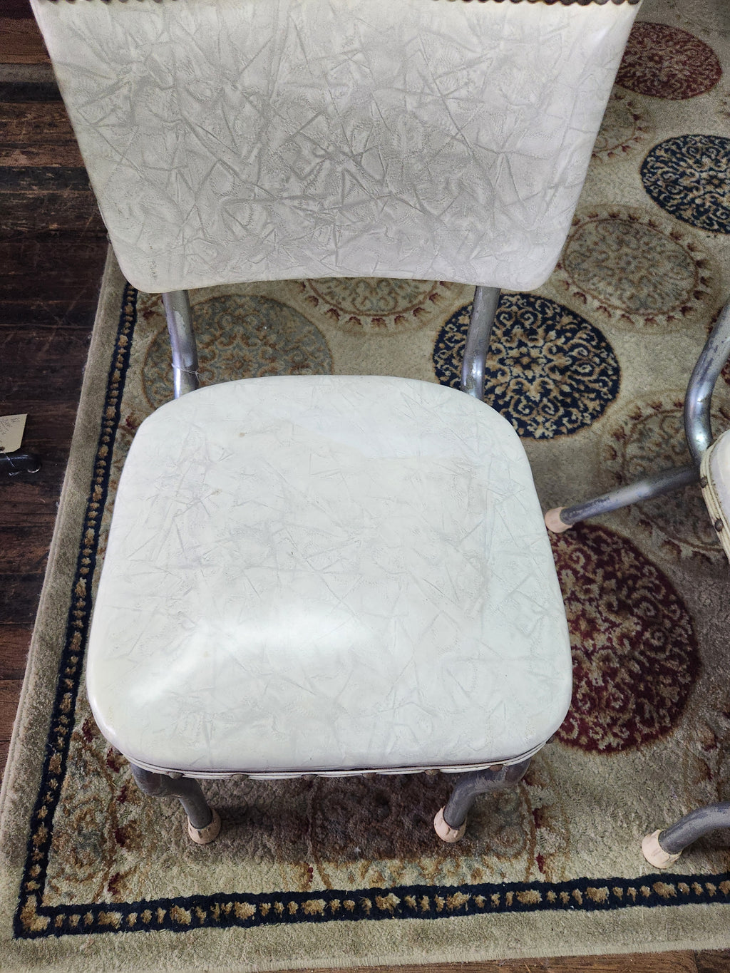 Vintage 1950's Retro Chrome & Vinyl Diner Chairs