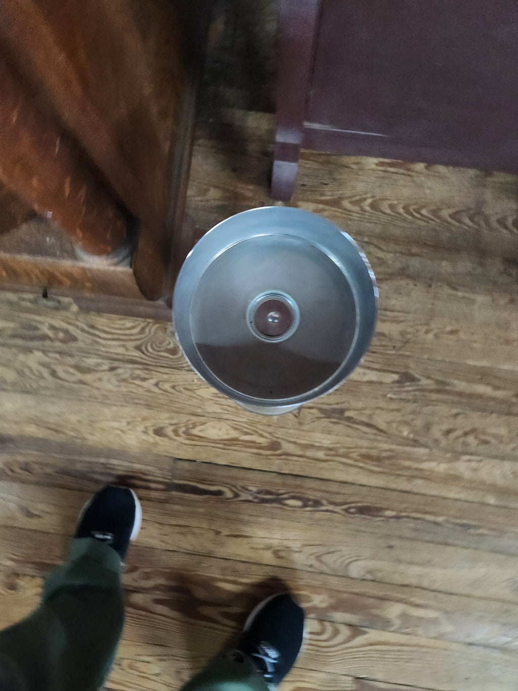 Vintage Floor-Standing Copper Wine Cooler & Ice Bucket