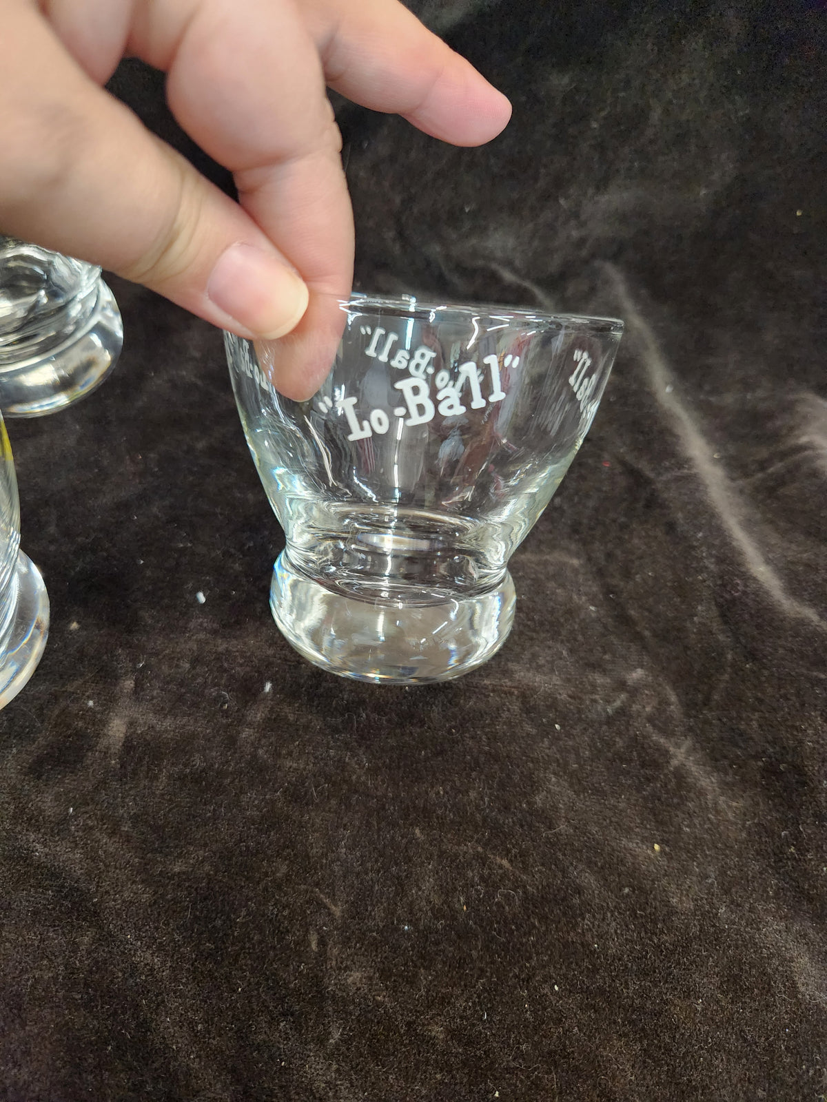 4 Vintage Mid-Century Modern "Lo-Ball Cocktail Glass Eva Zeisel Federal Glass