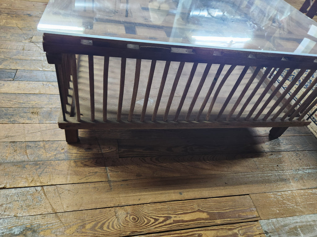 Vintage Upcycled Chicken Crate Coffee Table