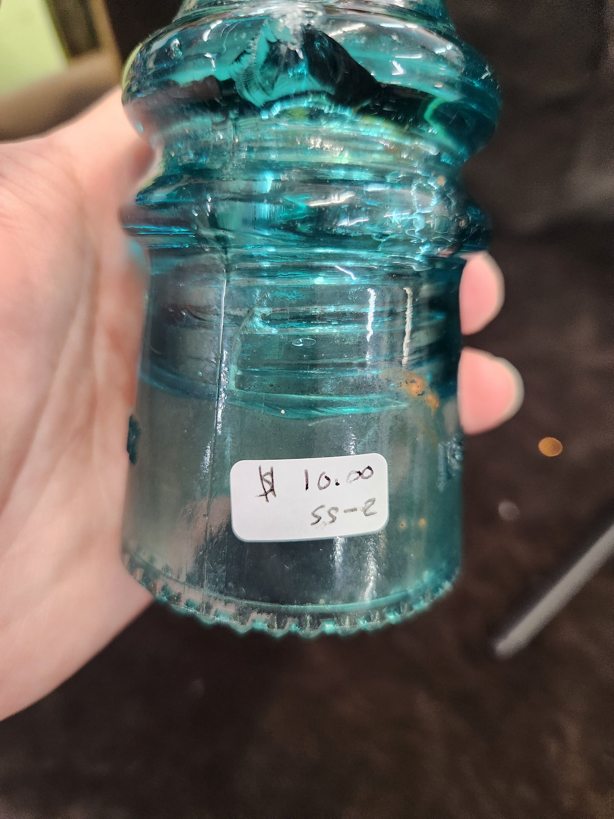 Hemingray No. 9 Insulator Turquoise