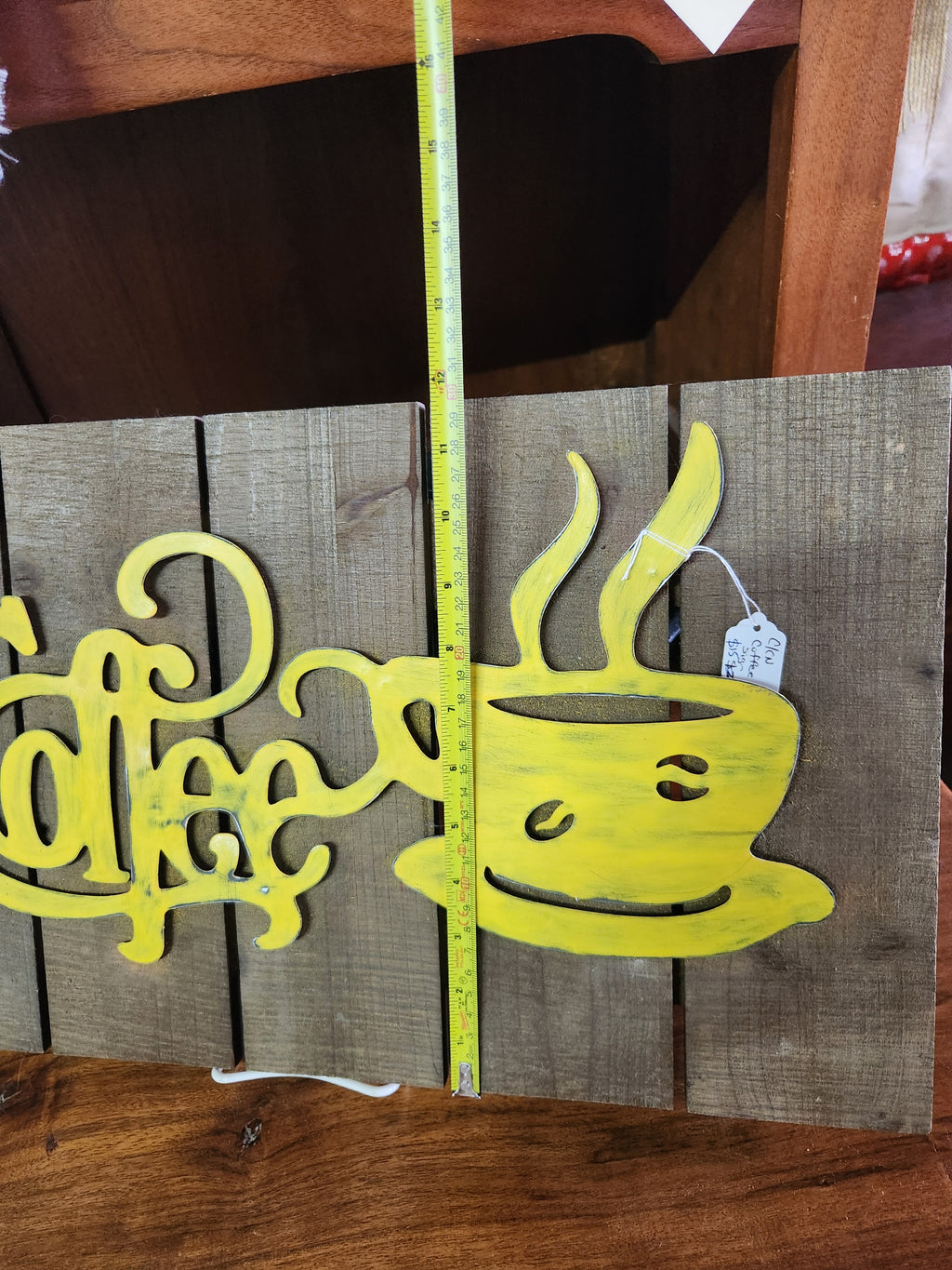 Rustic Wooden "Coffee" Sign