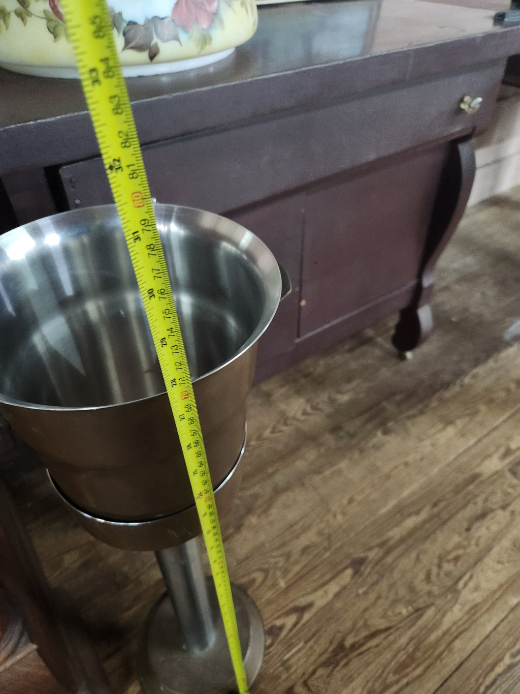 Vintage Floor-Standing Copper Wine Cooler & Ice Bucket