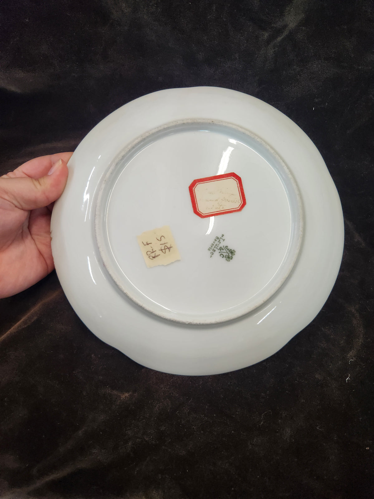 Vintage Hand-Painted Porcelain Decorative Plate Louise Bavaria