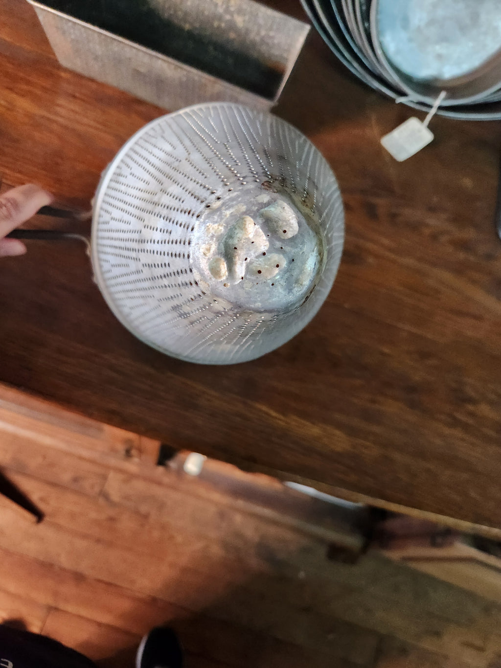 Vintage Aluminum Canning Cone Strainer