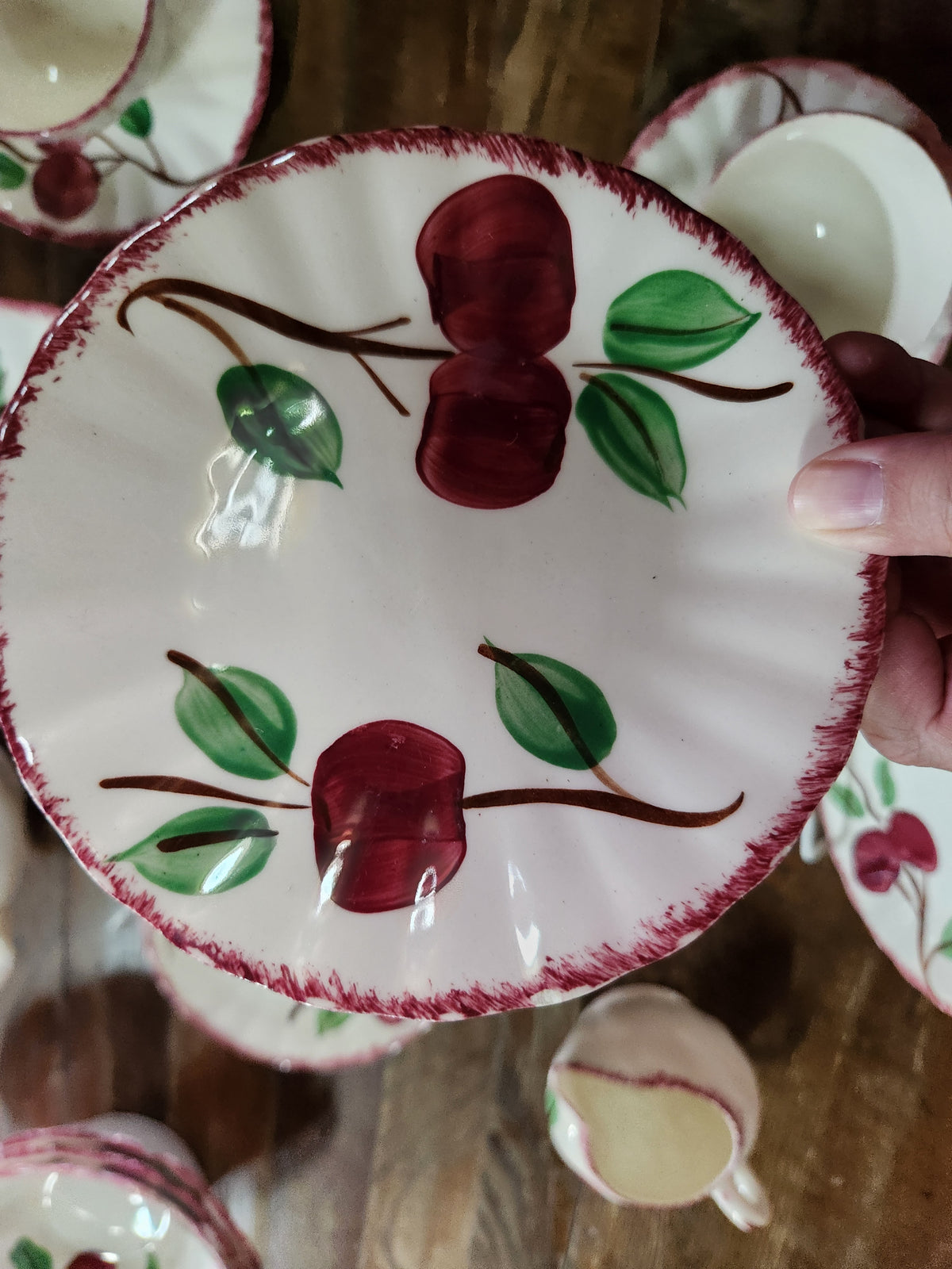 "Crab Apple" Pattern Tea Set