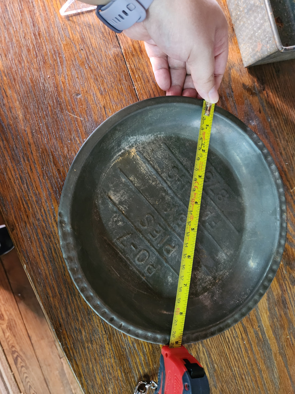 Vintage Pies by Fasano Metal Advertising Pie Tin