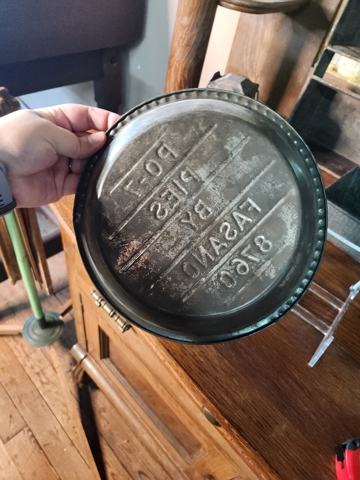 Vintage Pies by Fasano Metal Advertising Pie Tin