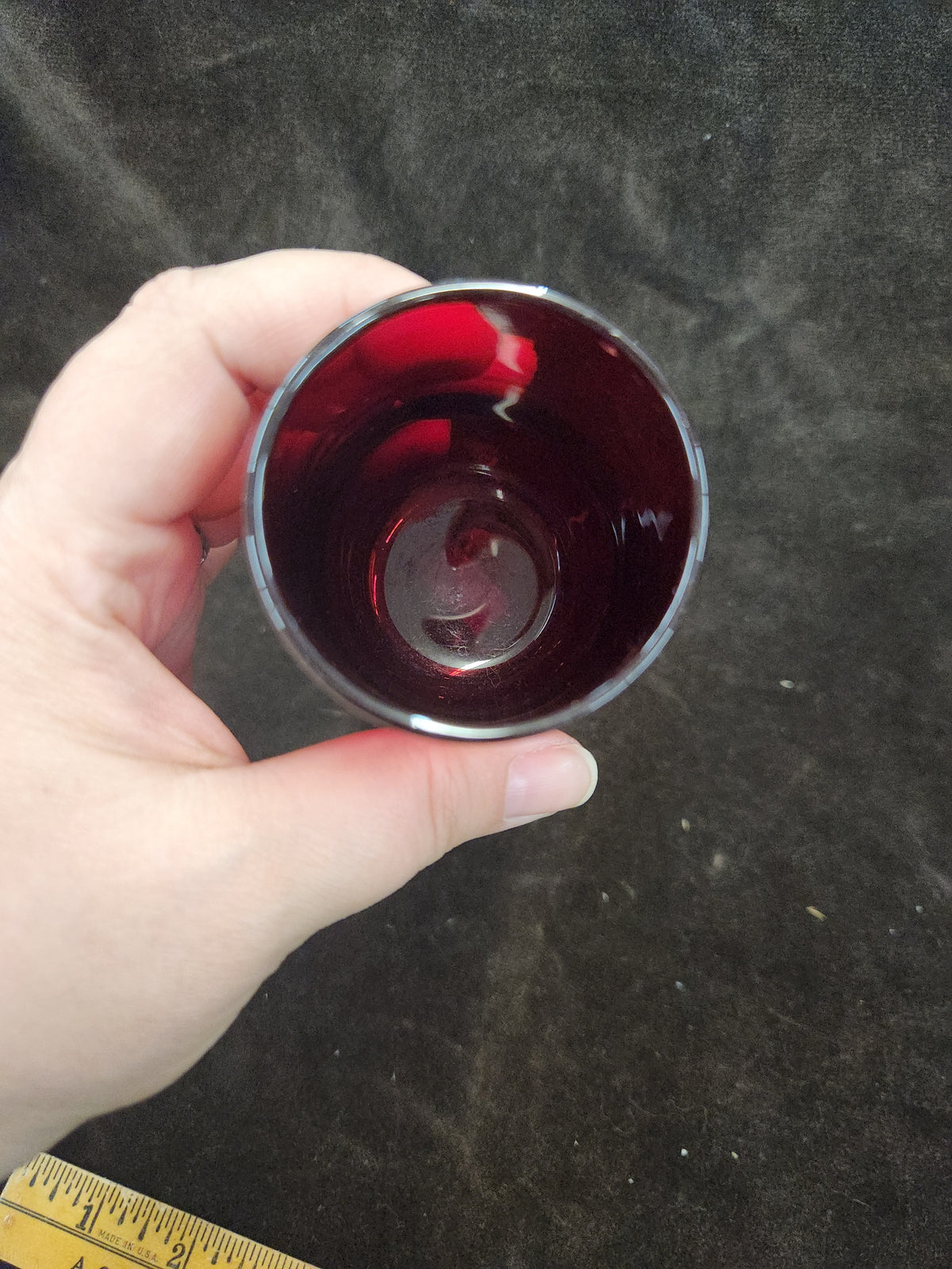 Vintage Anchor Hocking Royal Ruby Red Glass Tumbler