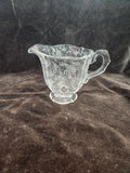 Vintage Fostoria Chintz Etched Crystal Glass Creamer in the Baroque Shape