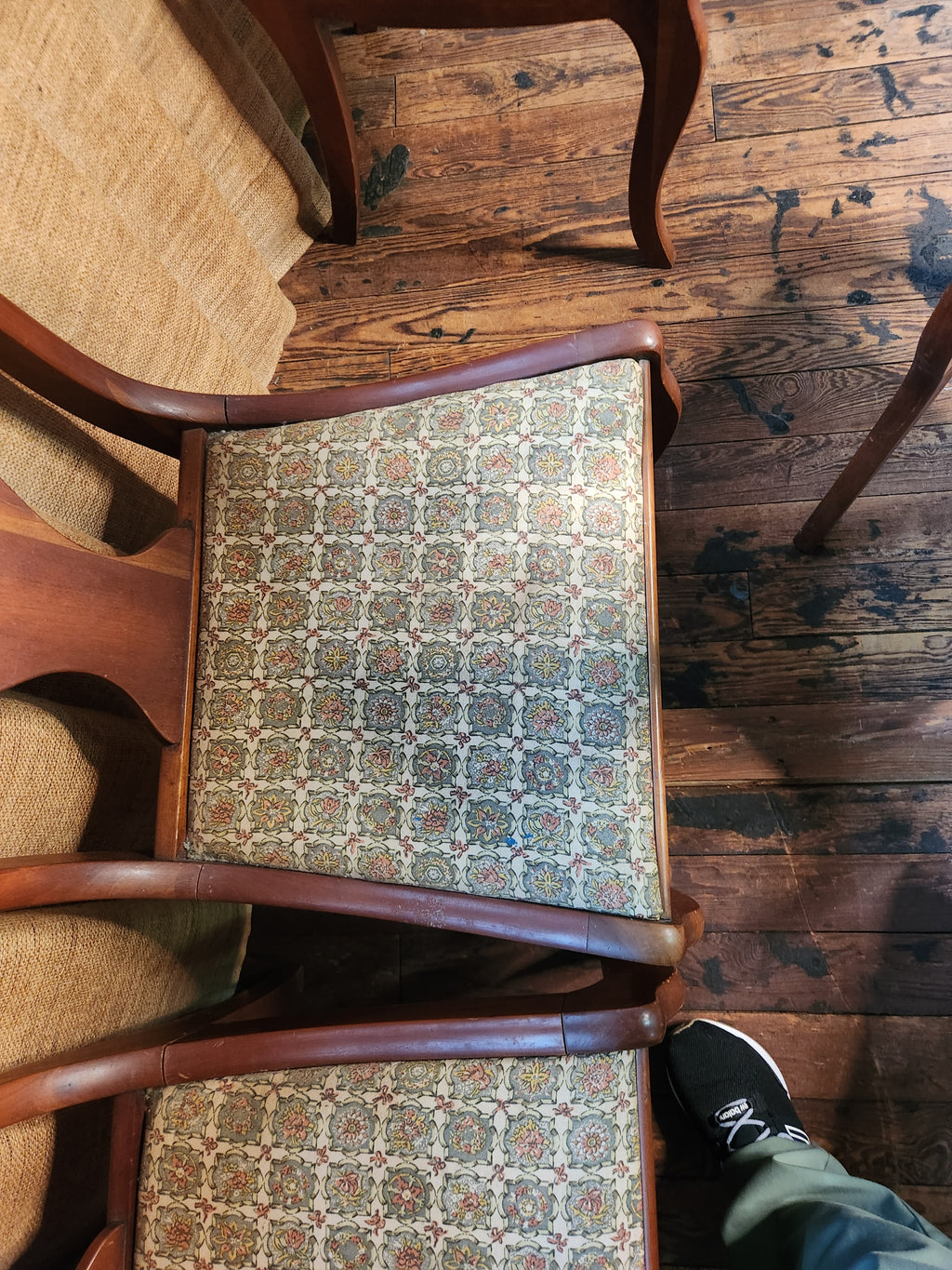 5 Vintage Wooden Dining Chairs Appear to be Henkel Harris American Classical or Regency Style Cherry