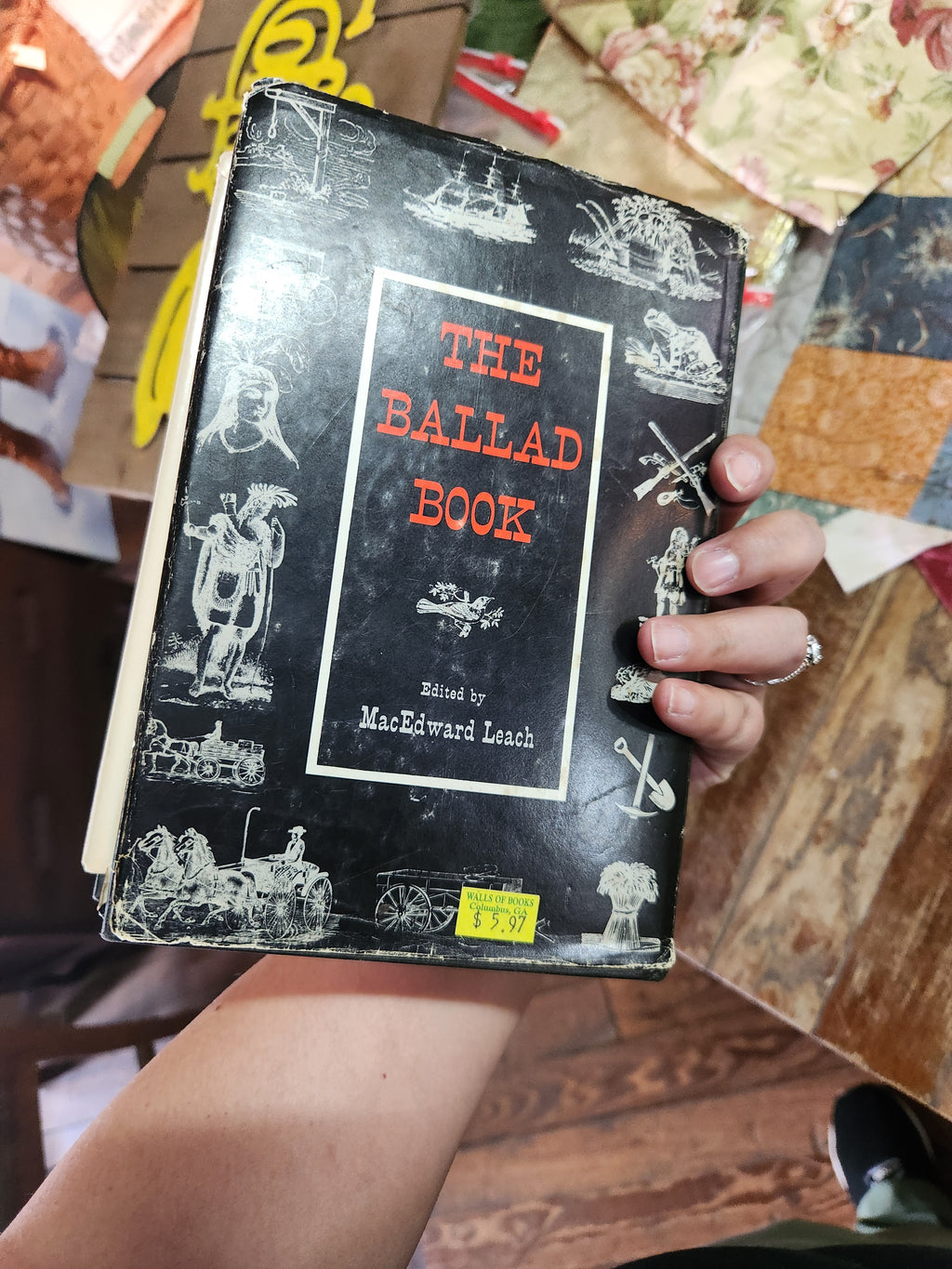 Hardcover "The Ballad Book" 1955 Edited by MacEdward Leach