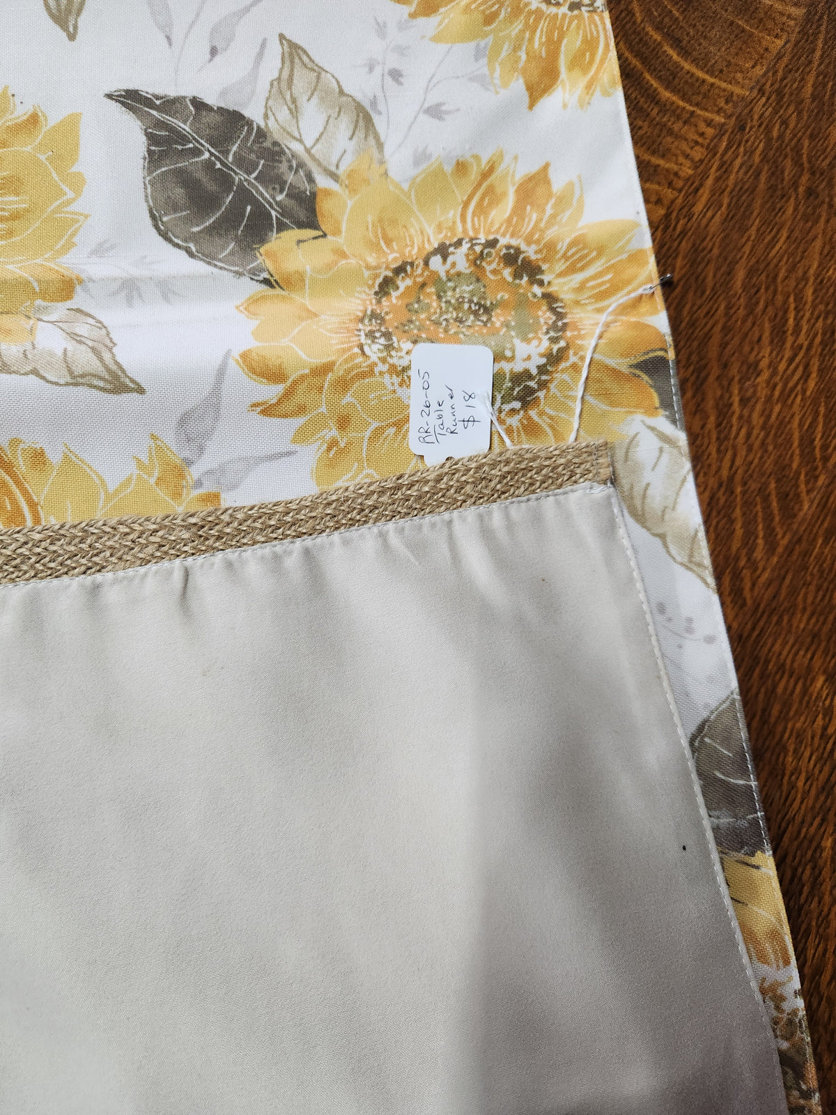 Hearth and Home Flower Table Runner