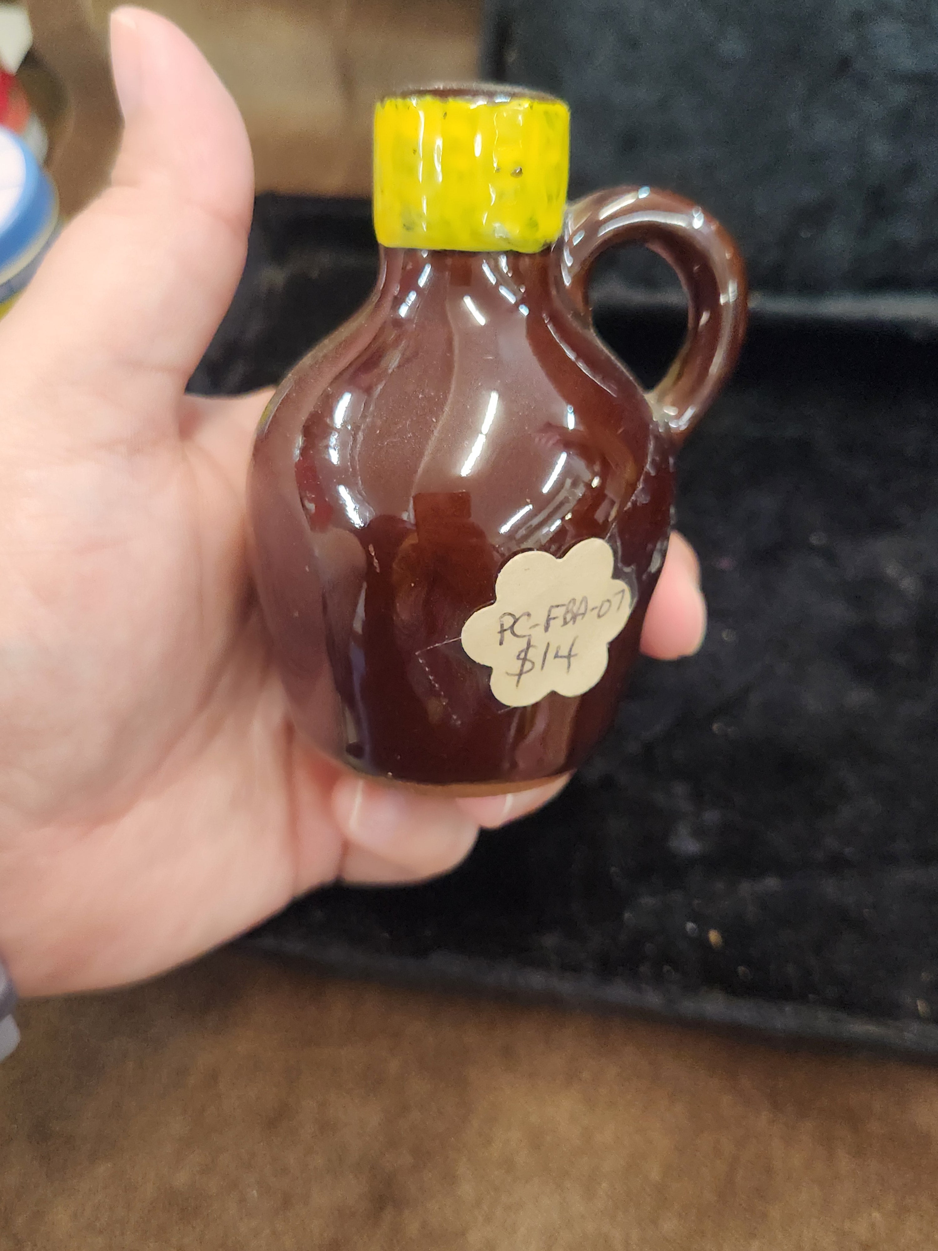 Vintage Little Brown Jug S&P Shaker Set Japan