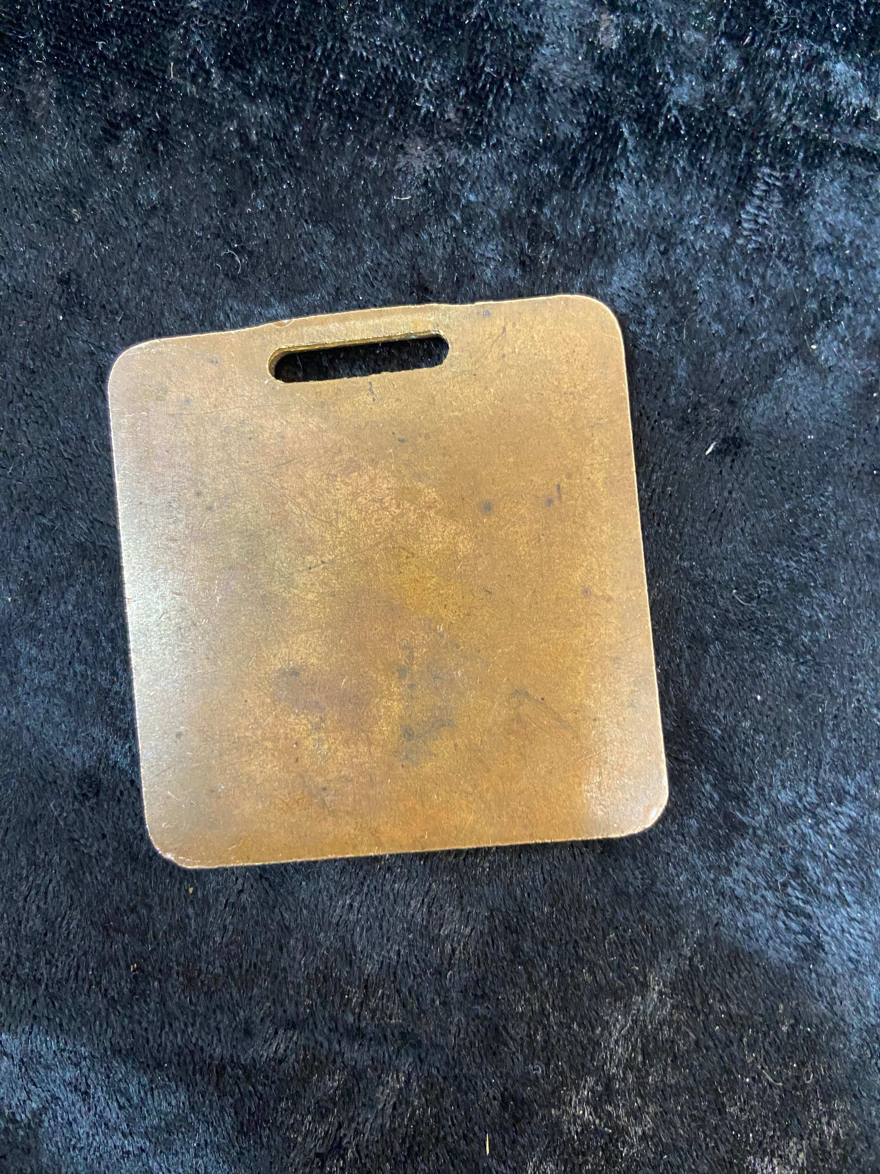Vintage Brass  Rex Construction Machinery Pocket Watch Fob