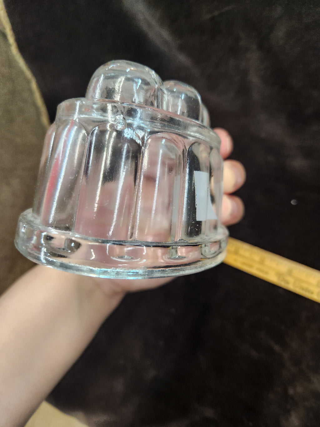 Vintage Clear Glass Jelly or Gelatin Mold
