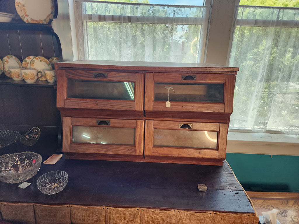 Vintage Oak Seed Bin