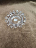 Vintage Clear Glass Bubble Ashtray or Trinket Dish