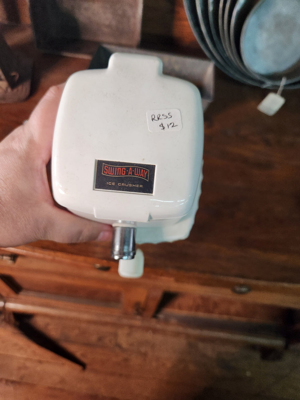 Vintage Swing-A-Way Manual Ice Crusher
