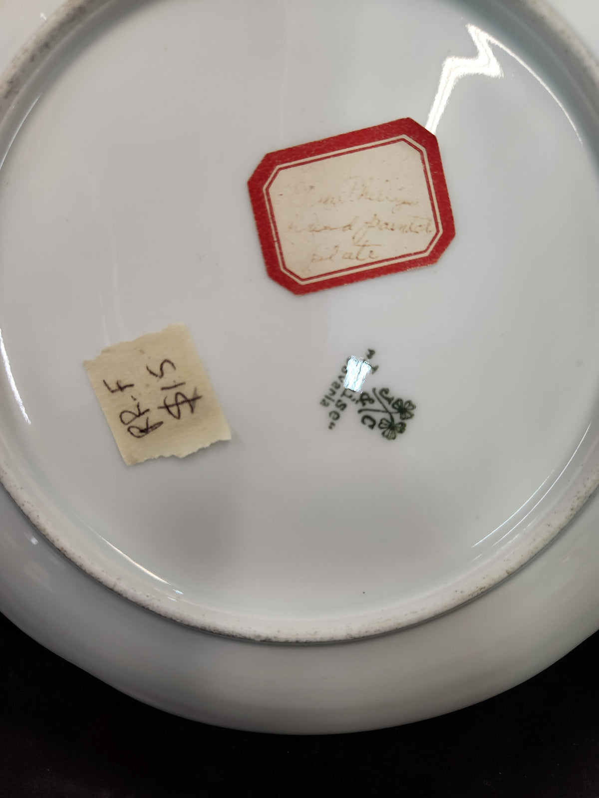 Vintage Hand-Painted Porcelain Decorative Plate Louise Bavaria