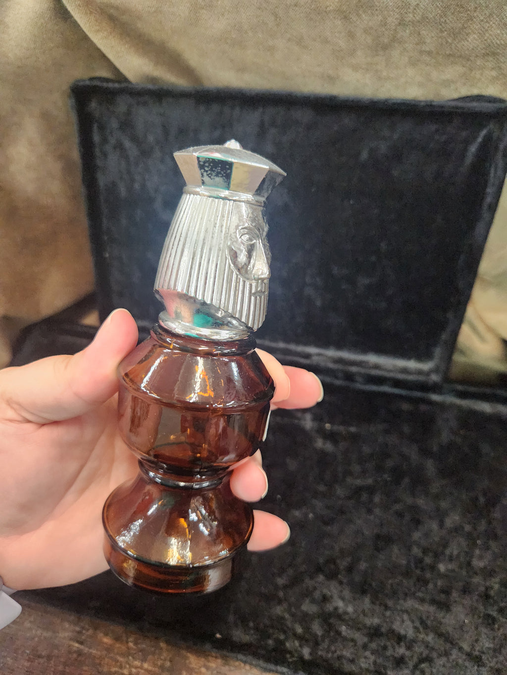 Vintage Avon "the King" Chess Piece  Decanter