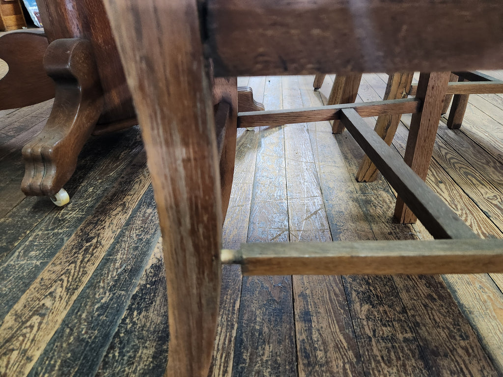 3 Vintage Arts&Crafts/Mission Style Oak Dining Chairs