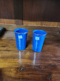 Blue Speckled Enamelware Cup