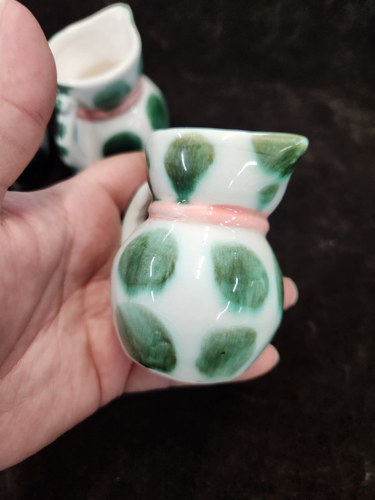 Vintage Three-Piece Lipper & Mann Anthropomorphic Cat Pitcher and Creamer Set Made in Japan 1950s
