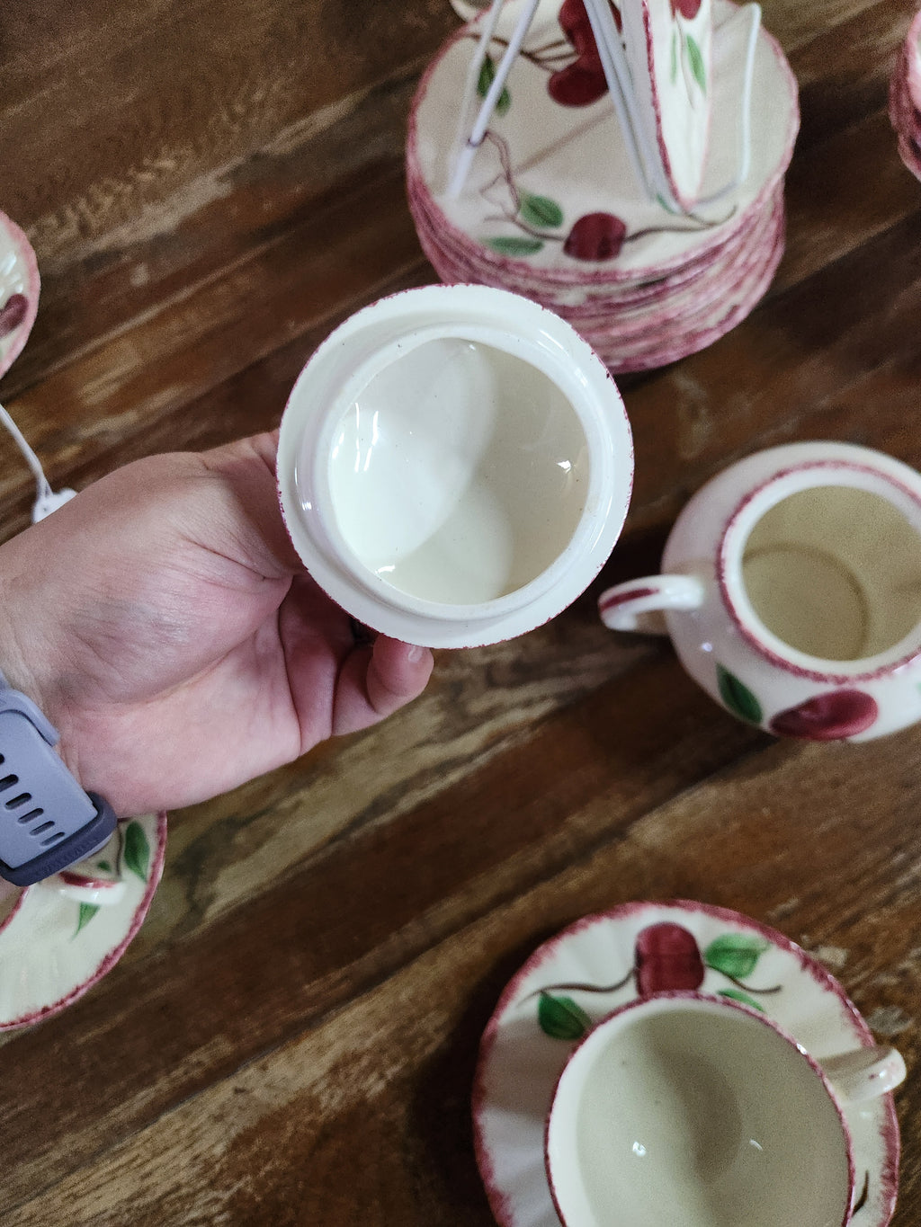 "Crab Apple" Pattern Tea Set