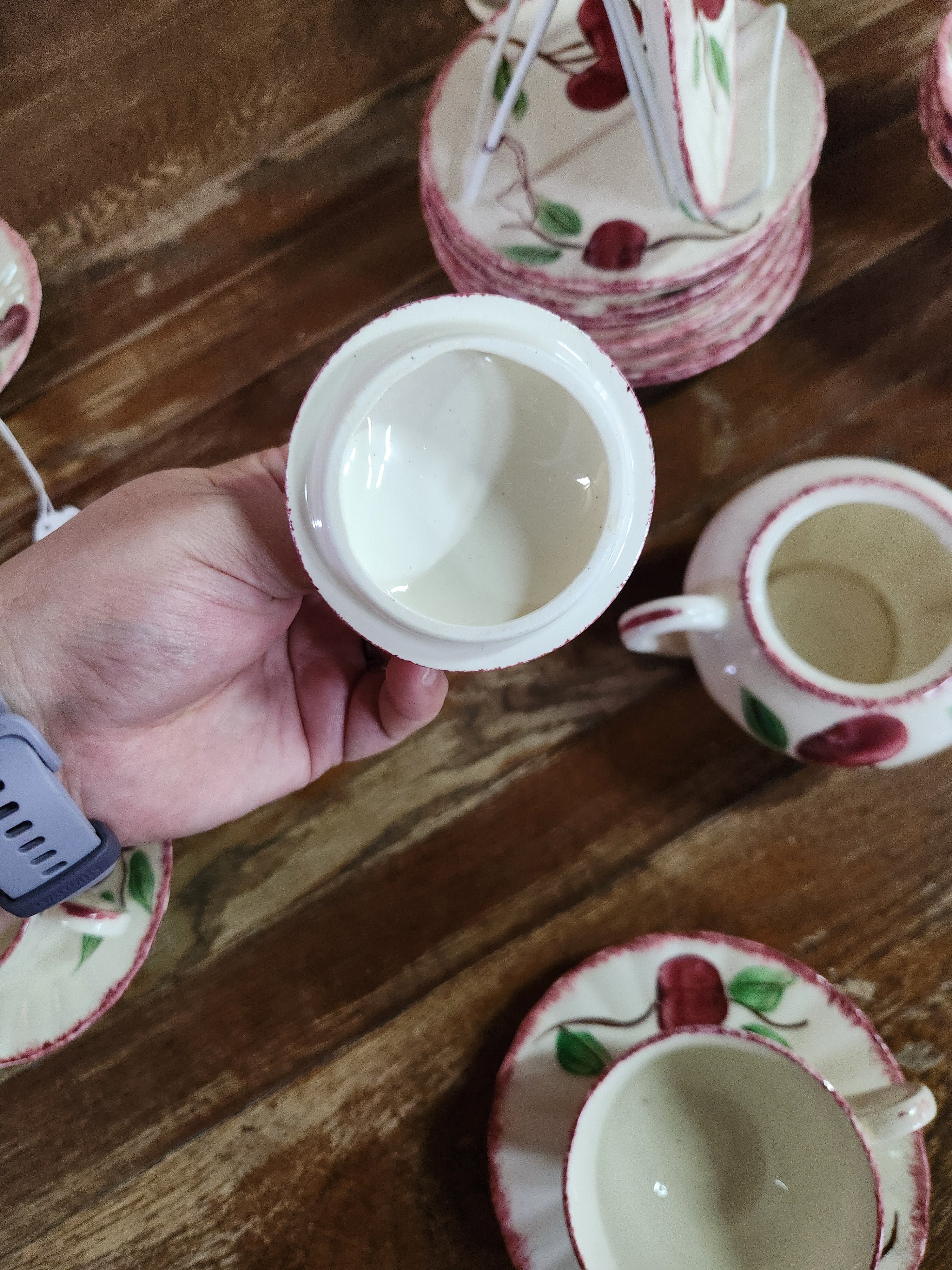 "Crab Apple" Pattern Tea Set