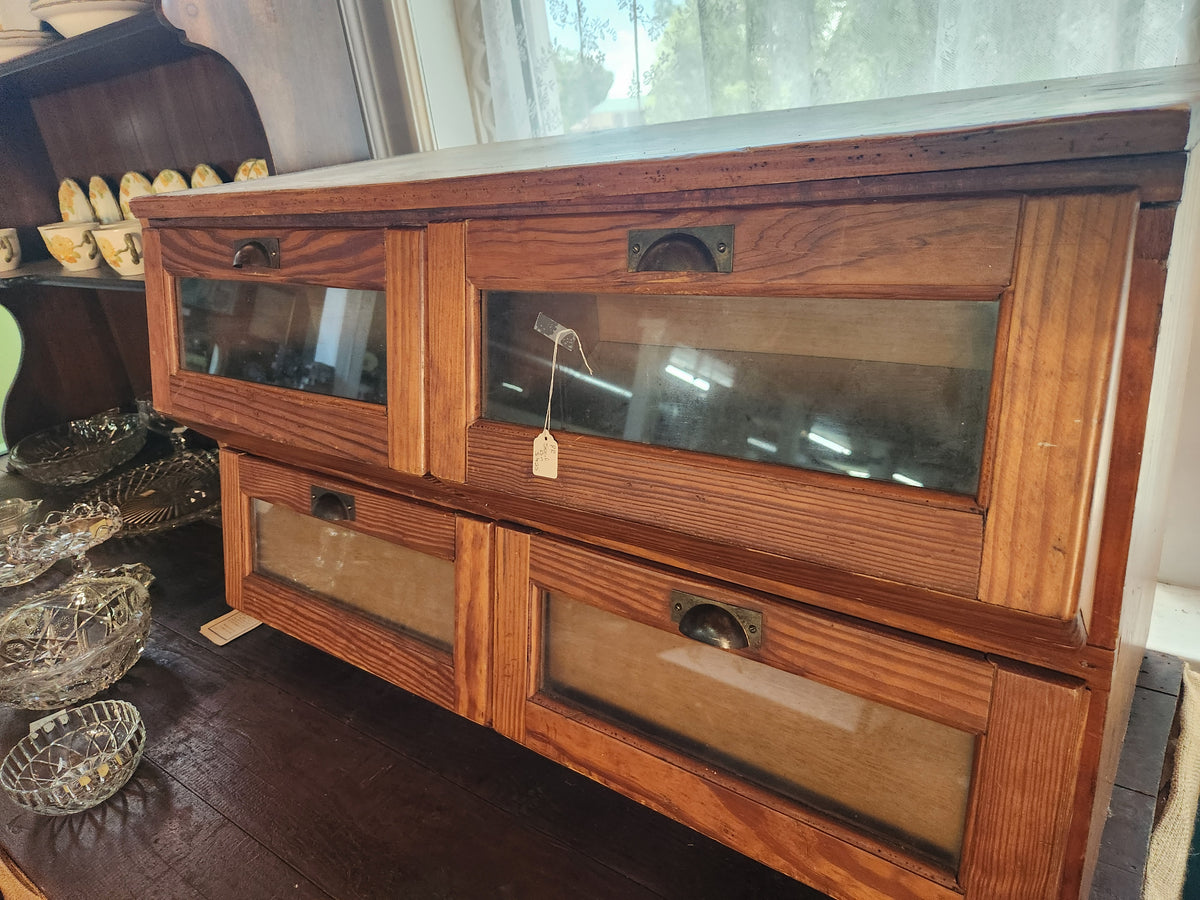 Vintage Oak Seed Bin