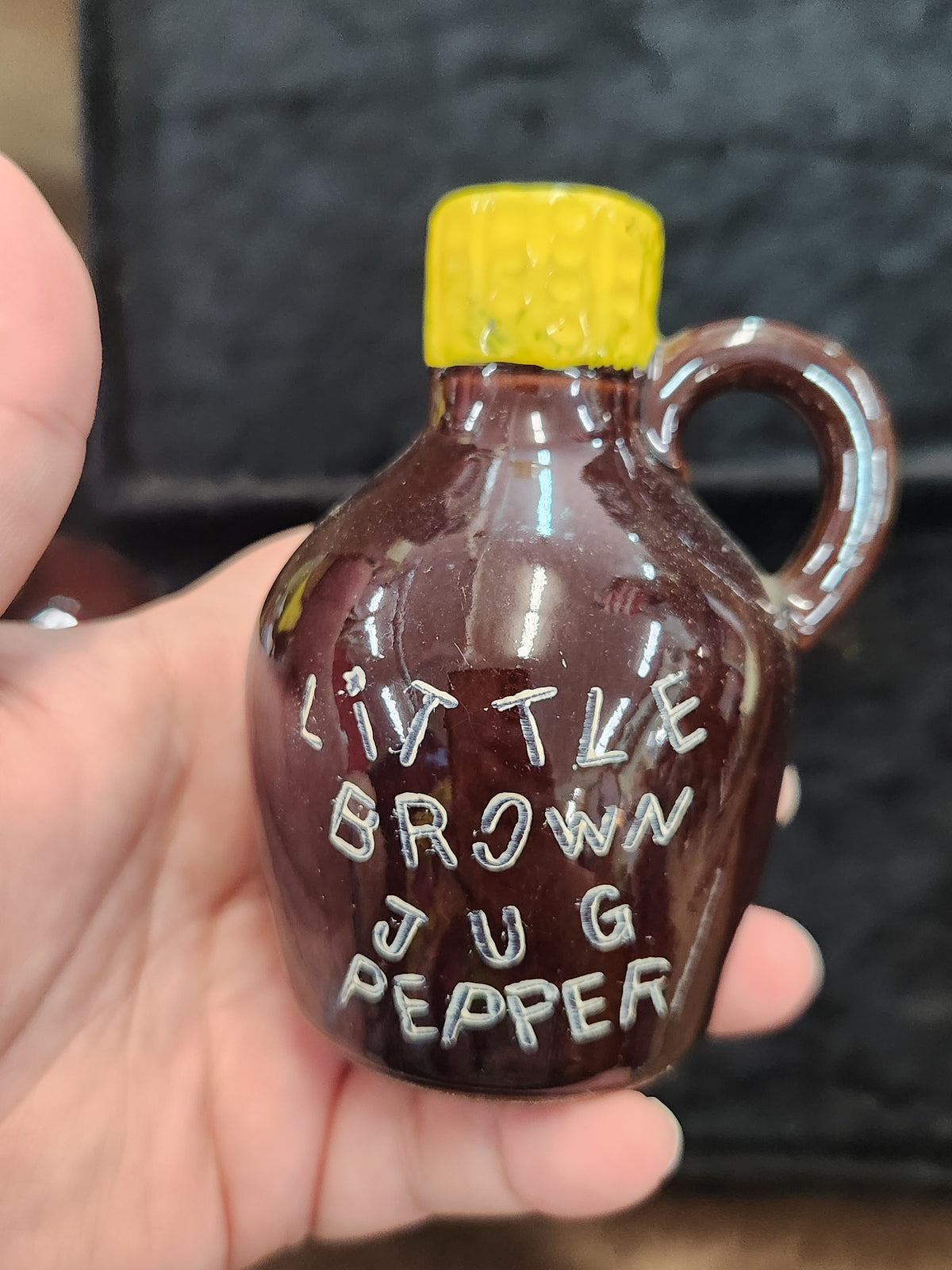 Vintage Little Brown Jug S&P Shaker Set Japan