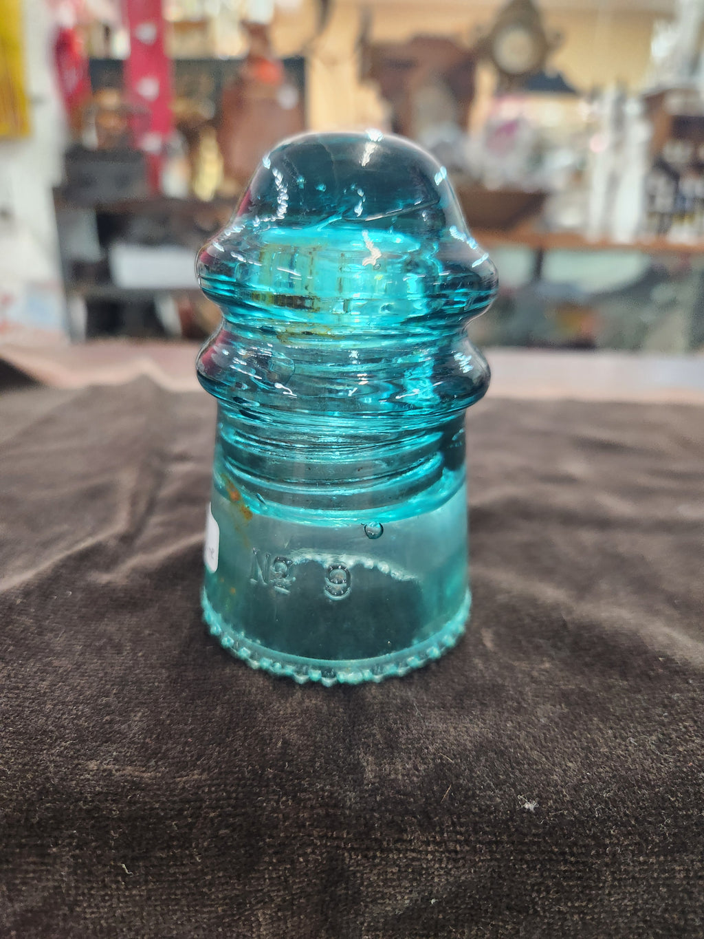 Hemingray No. 9 Insulator Turquoise