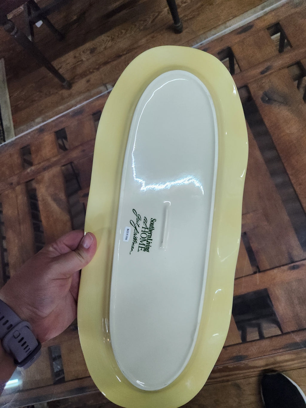 Yellow Tidbit Tray Gail Pittman Siena Collection Southern Living
