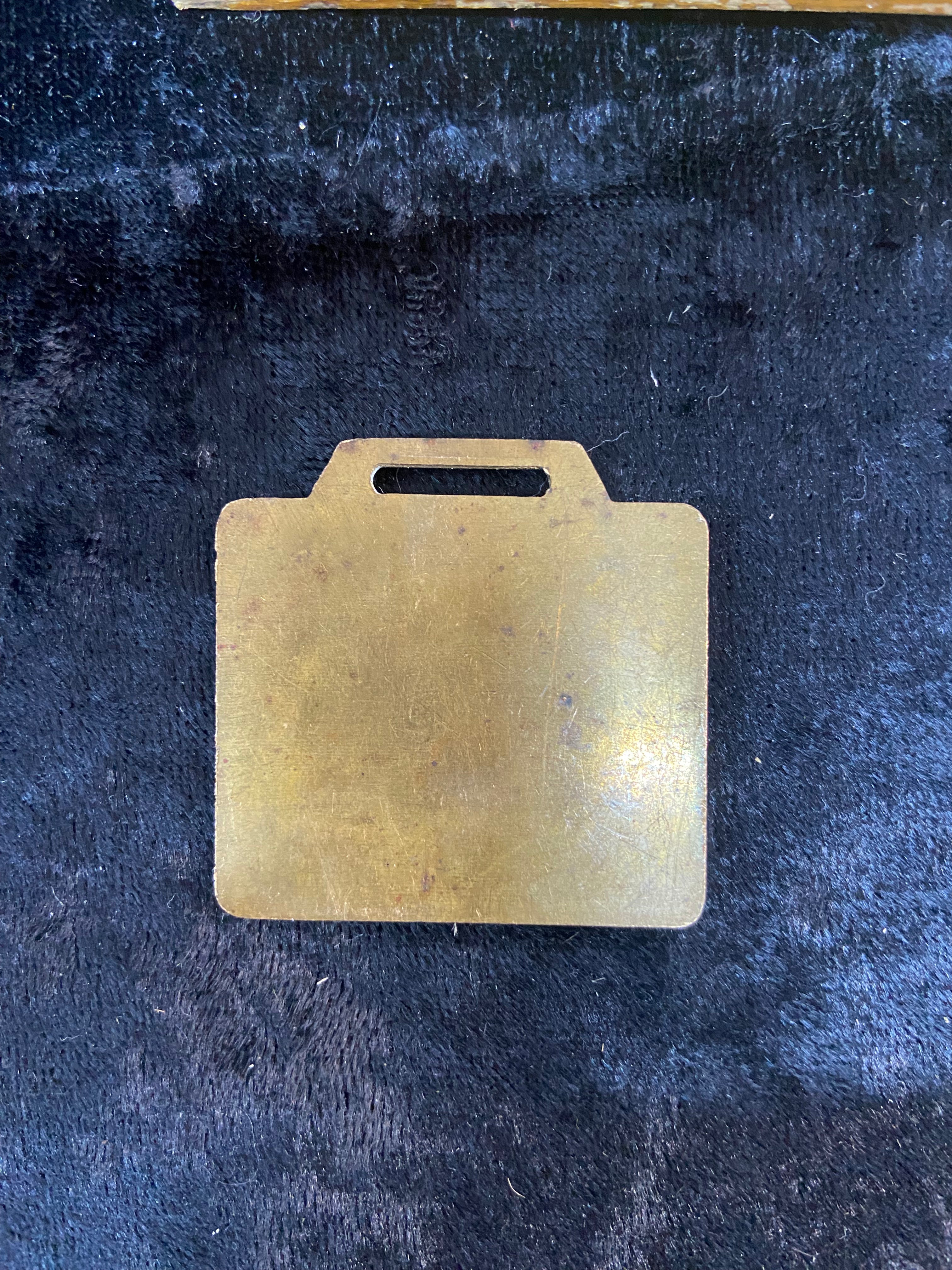 Vintage Brass  Rex Construction Machinery Pocket Watch Fob