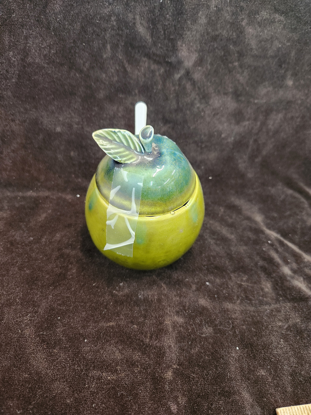 Vintage Ceramic Pear-Shaped Lidded Jar/Sugar Bowl Gift Gallery Japan