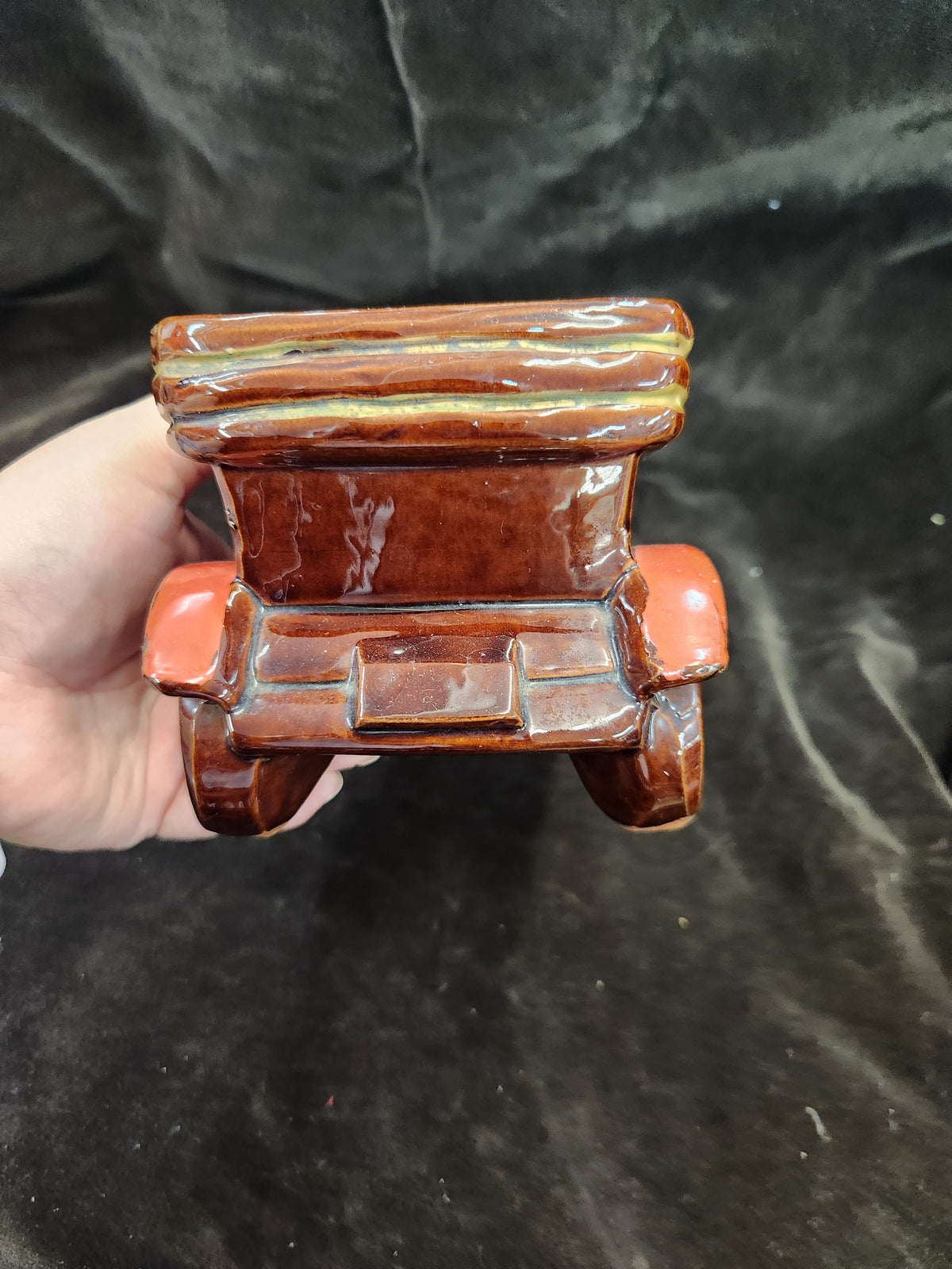 Vintage Pottery Car Figural Planter E.O. Brody