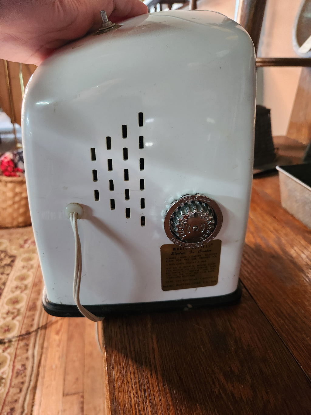 Vintage Rival Ice-O-Matic Electric Ice Crusher 50's-60's