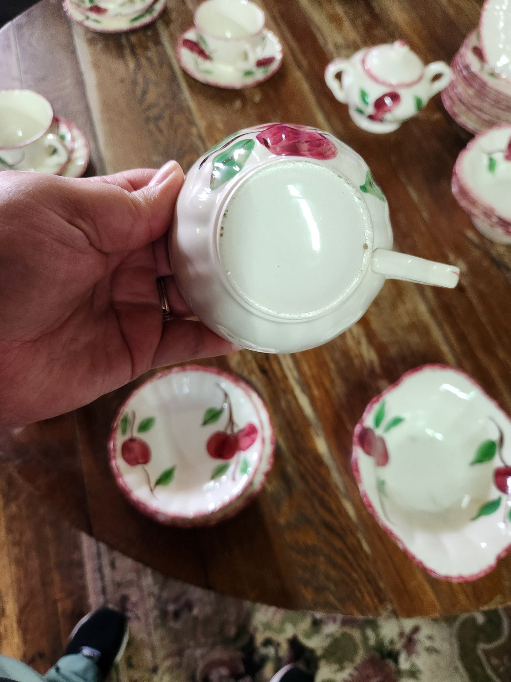"Crab Apple" Pattern Tea Set