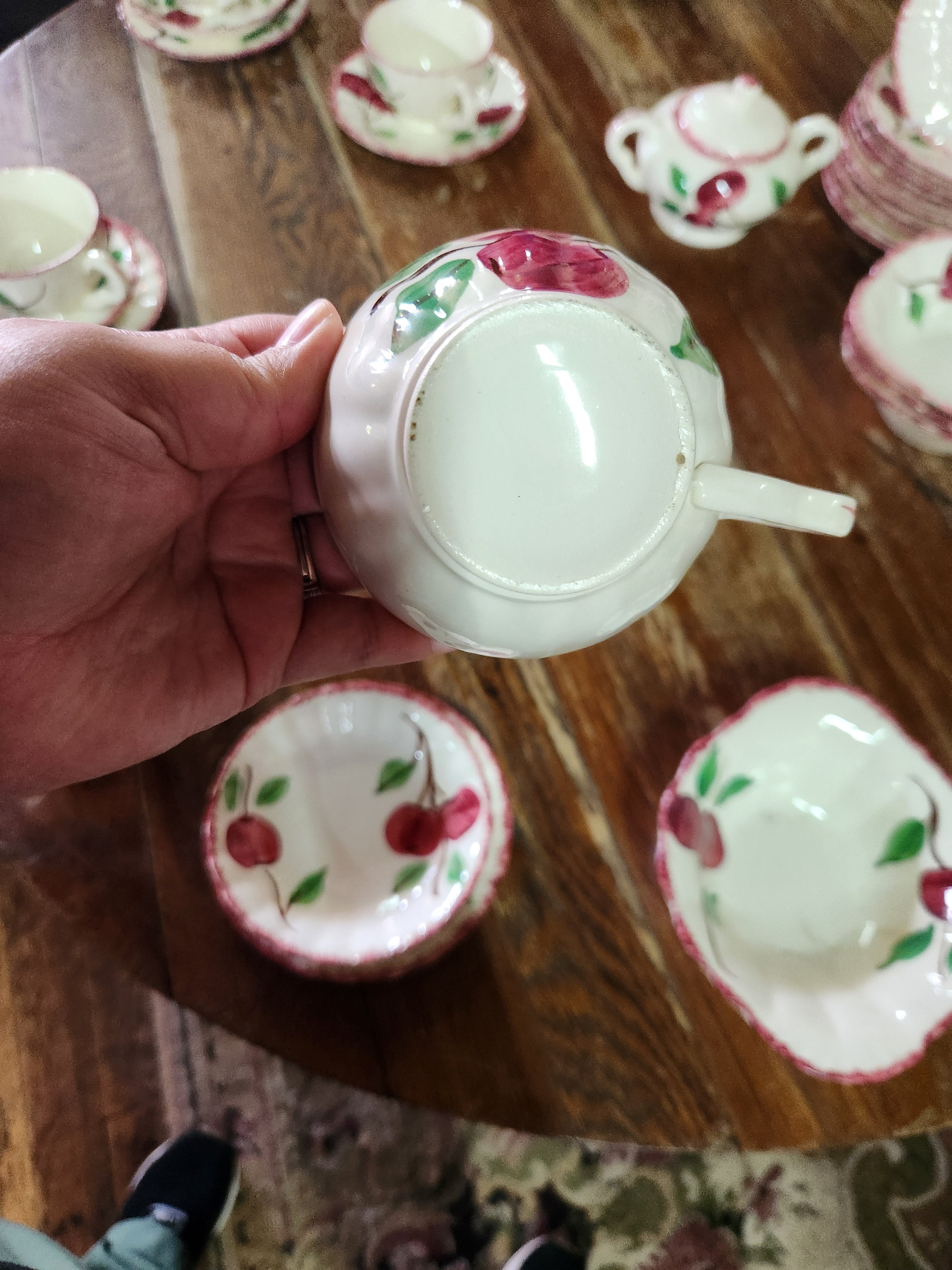"Crab Apple" Pattern Tea Set