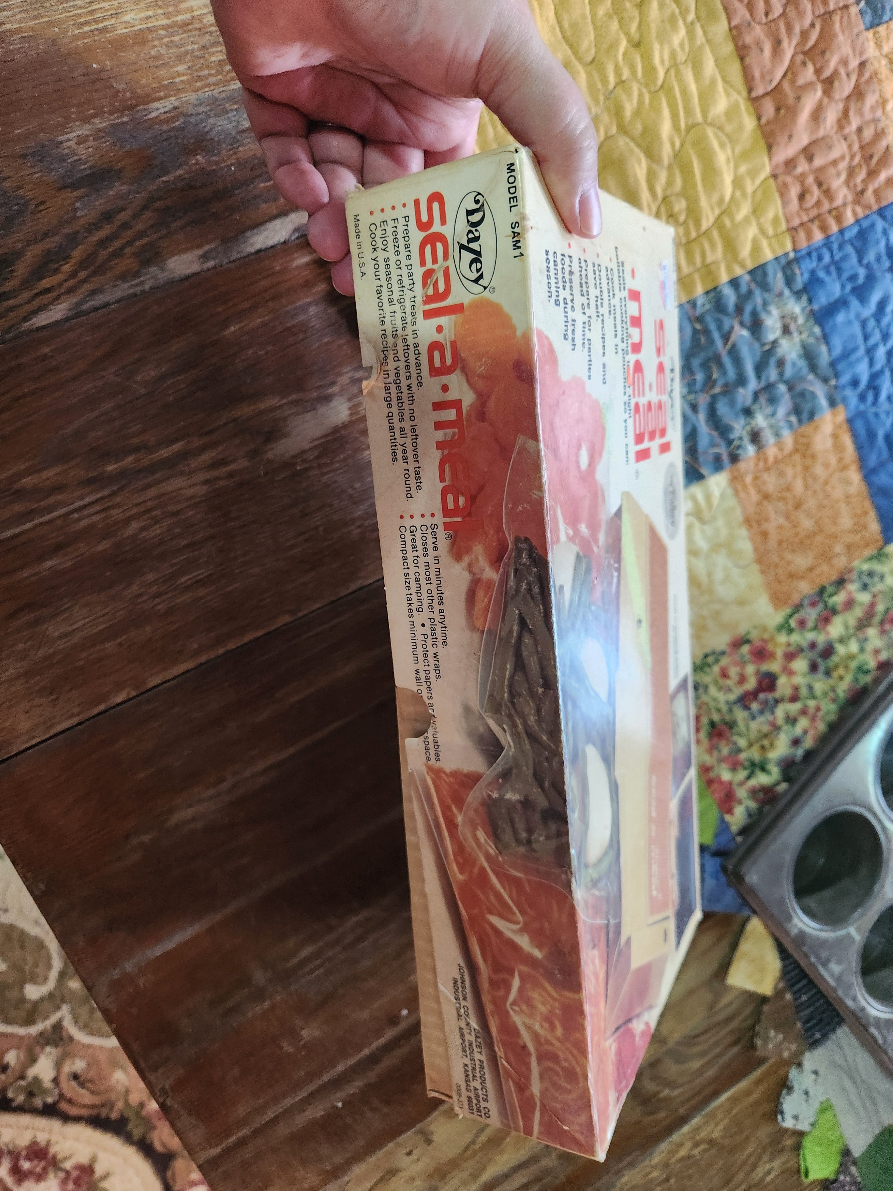 Vintage Dazey Seal-a-Meal Food Pouch Sealer 1970s