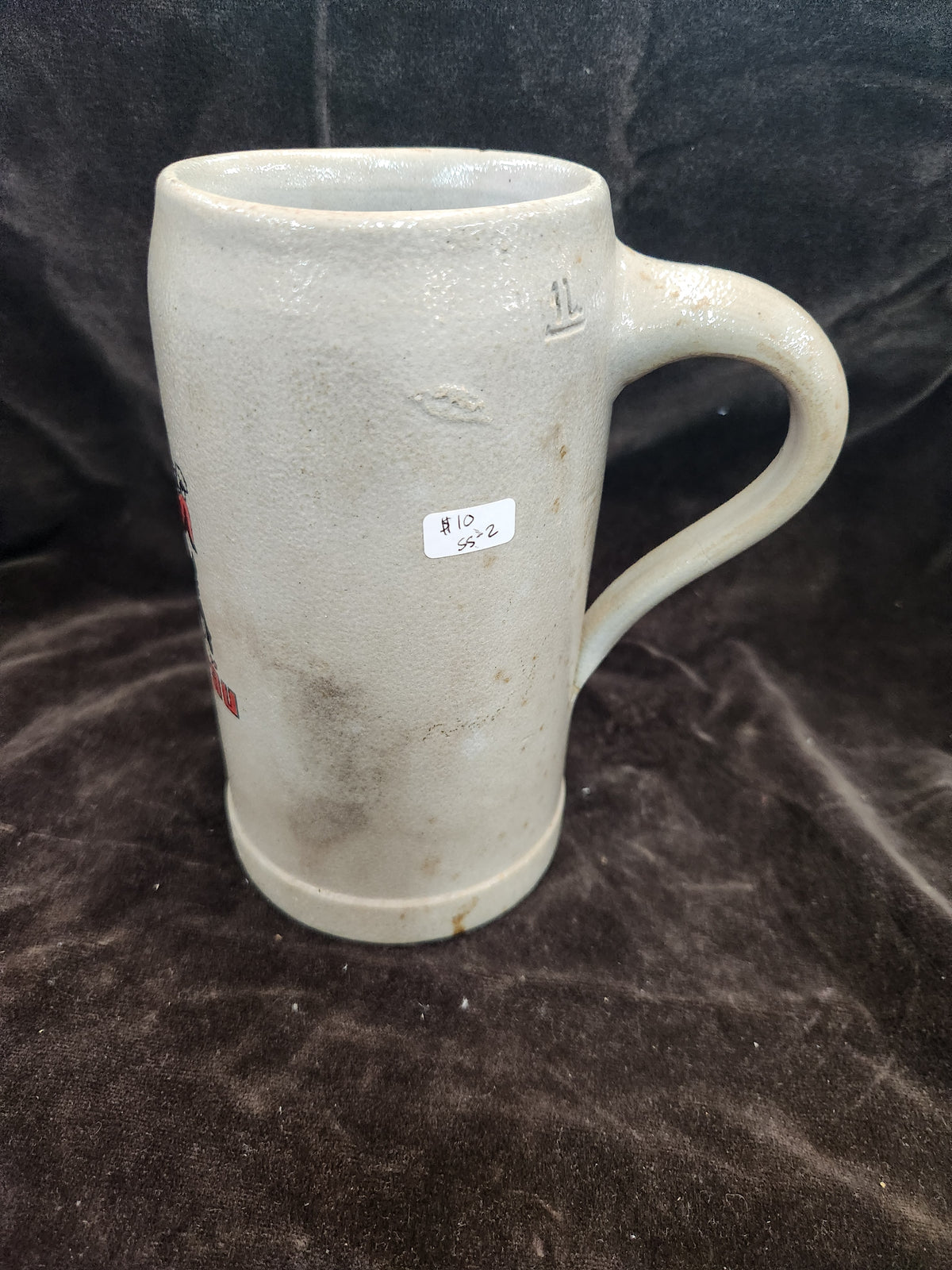 VIntage Lamm-Brau Schwieberdingen Beer Stein a Commemorative 150th Anniversary Stoneware Mug German