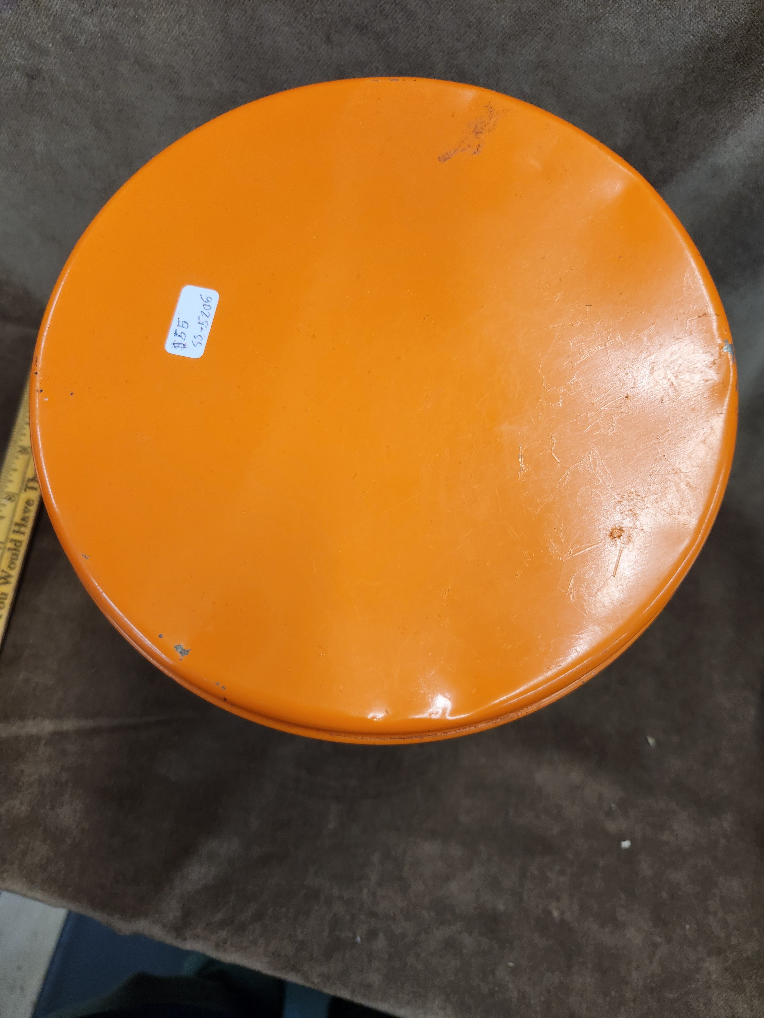 Vintage 70's Metal Kitchen Canister Ballonoff Mushrooms