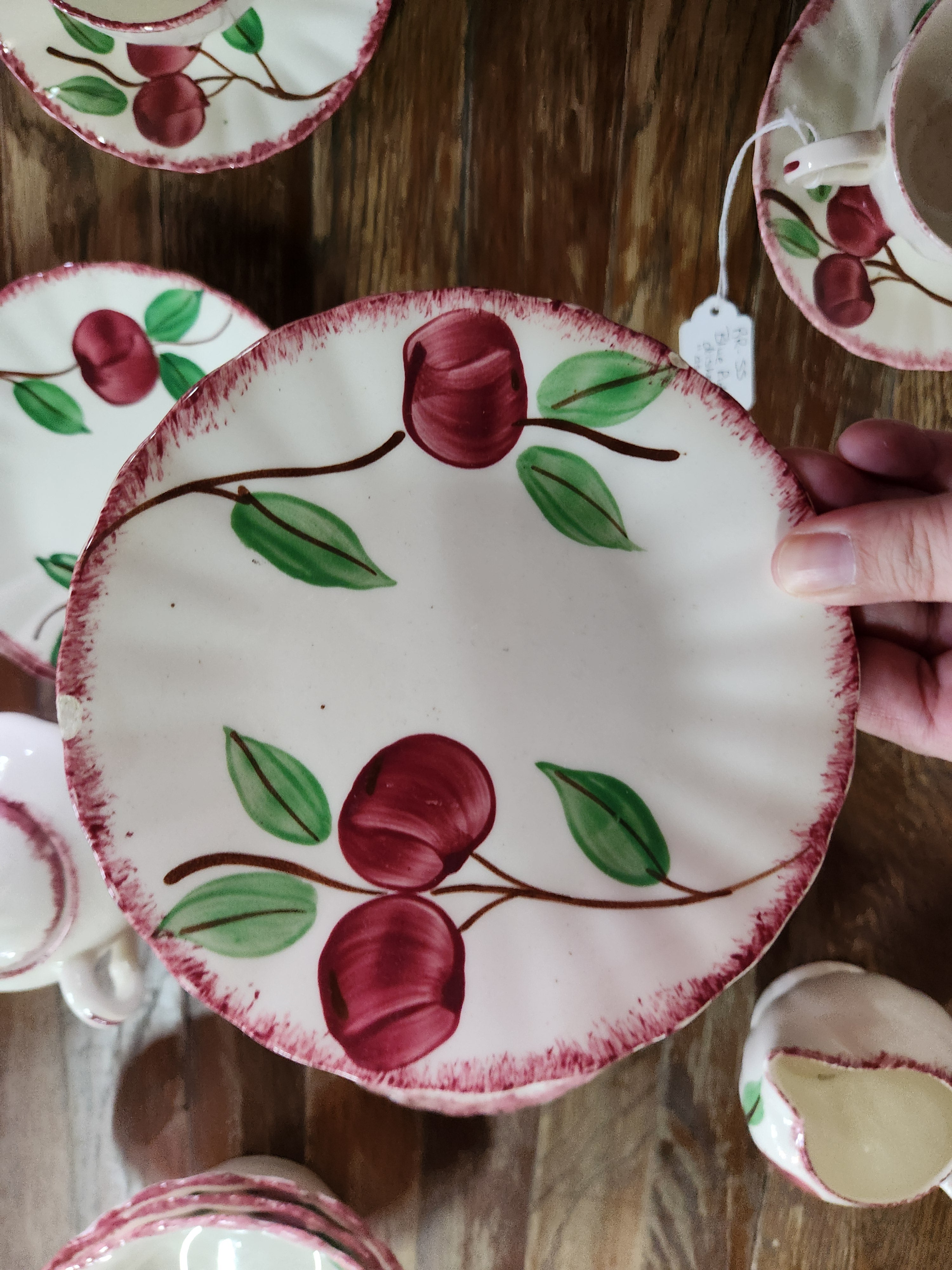 "Crab Apple" Pattern Tea Set