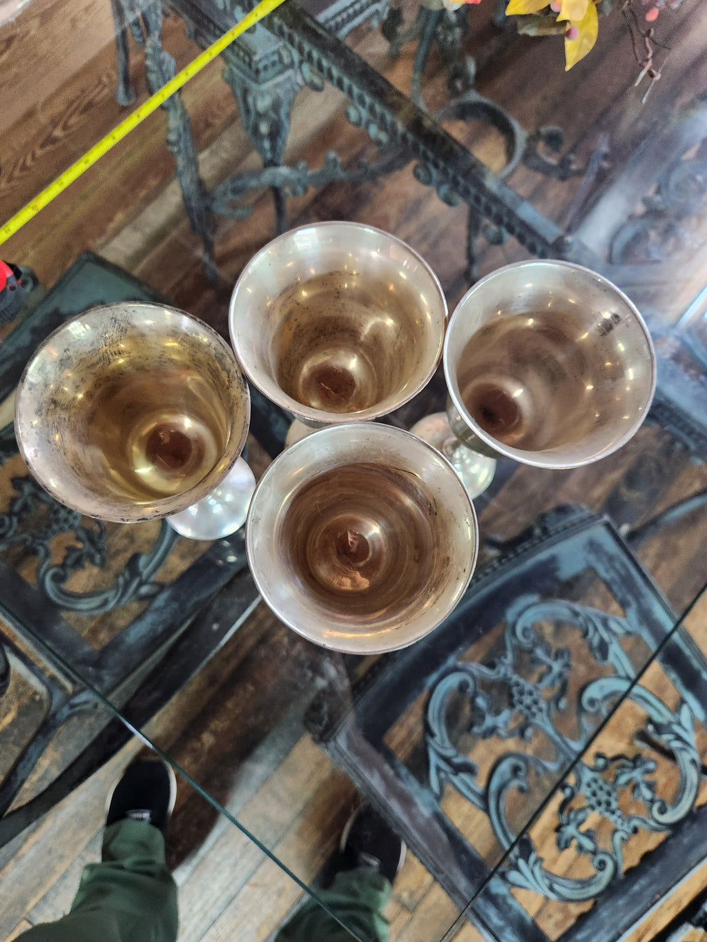 4 Silver Plated Goblets International Silver Company India